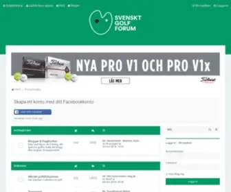 Svensktgolfforum.se(Index) Screenshot