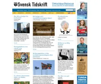 Svensktidskrift.se(Svensk Tidskrift) Screenshot