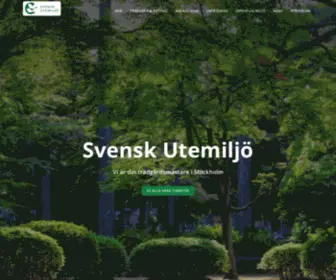 Svenskutemiljo.se(Allt för din utemiljö) Screenshot