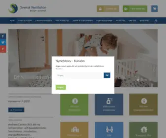 Svenskventilation.se(Om ventilation) Screenshot