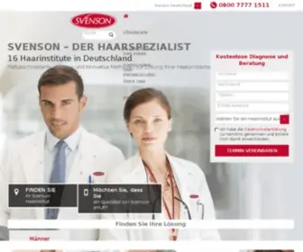 Svenson.de(Ihr Haarspezialist) Screenshot