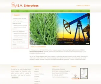 Sventerprises-India.com(S.V. Enterprises) Screenshot