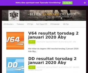 Sverigetravet.se(Nyheter f) Screenshot