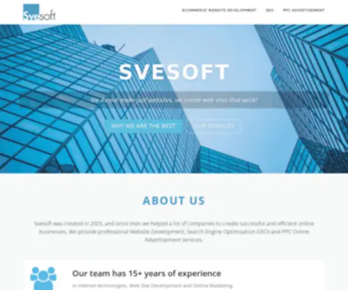 Svesoft.co.uk(Web Development Company London) Screenshot