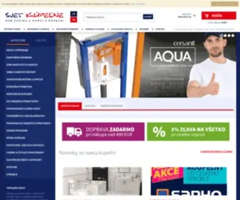Svet-Kupelne.sk(Všetko do kúpeľne od A do Z) Screenshot