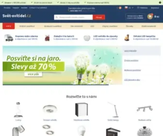 Svet-Svitidel.cz(Svítidla a osvětlení) Screenshot