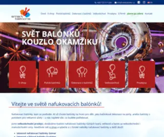 Svetbalonku.cz(Vítejte ve světě nafukovacích balónků) Screenshot