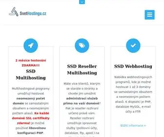 Svethostingu.cz(Www stránky) Screenshot