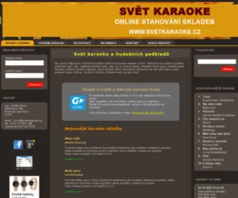 Svetkaraoke.cz(Svět) Screenshot