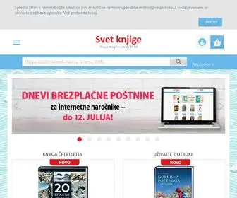 Svetknjige.si(Le klik do izbora največjih uspešnic slovenskega trga) Screenshot