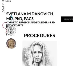 Svetlanadanovich.com(Cosmetic Surgery In New York) Screenshot