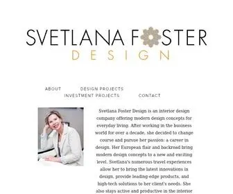 Svetlanafosterdesign.com(SF Design) Screenshot