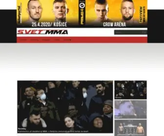 Svetmma.sk(MMA) Screenshot