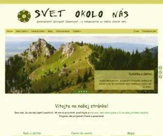 Svetokolonas.sk(Svet okolo nás) Screenshot