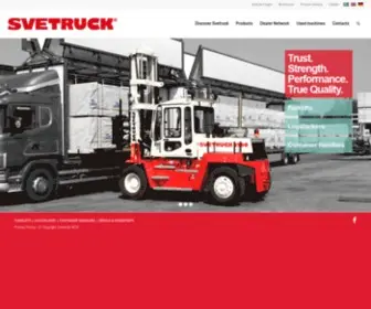 Svetruck.se(Forklifts, Container Handlers, Logstackers) Screenshot