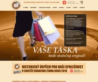 Svettasek.cz(Papírové tašky) Screenshot