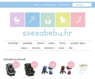 Svezabebu.hr(Sve za bebu) Screenshot