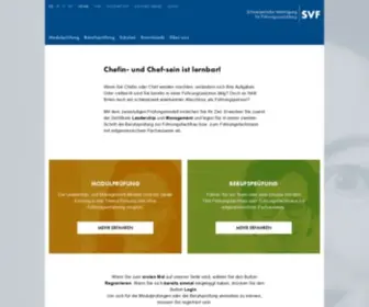 SVF-ASFC.ch(Schweizerische Vereinigung f) Screenshot