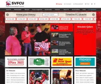 SVfcu.nl(Supportersvereniging FC Utrecht) Screenshot