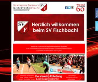 Svfischbach.net(Sportverein Fischbach 1959 e.V) Screenshot