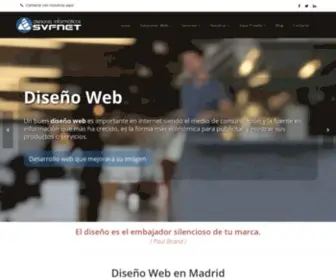SVfnet.com(Diseño Web Madrid) Screenshot