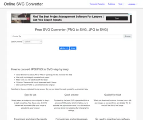 SVG-Converter.com(Online SVG converter) Screenshot