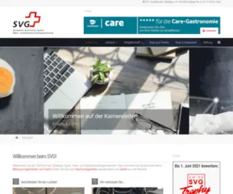 SVG.ch(Schweizer Verband für Spital) Screenshot