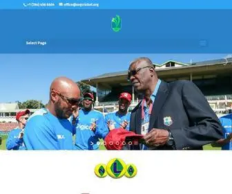 SVGcricket.org(Vincent & the Grenadines Cricket Association Inc) Screenshot