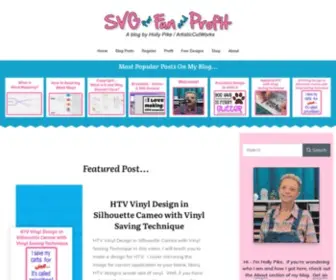 SVgforfunandprofit.com(Help with all things SVG) Screenshot