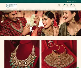 SVgjewels.com(SVG Jewellers) Screenshot