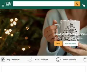 Svgocean.com(Free designs for crafters) Screenshot