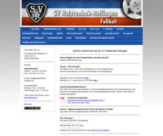 Svhalstenbek-Rellingen.de(SV Halstenbek) Screenshot