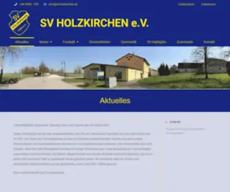 Svholzkirchen.de(SV Holzkirchen) Screenshot