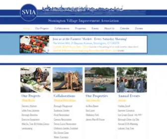 Sviastonington.org(Stonington Village Improvement Association (SVIA)) Screenshot