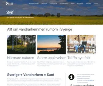 Svif.se(Information om Sveriges vandrarhem) Screenshot