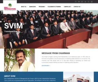 Svim.education(Sree Vidyanikethan Institute of Management) Screenshot