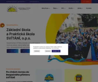 Svitani.cz(Základní škola a Praktická škola SVÍTÁNÍ) Screenshot