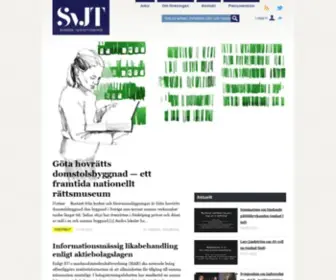 SVJT.se(Svensk Juristtidning) Screenshot