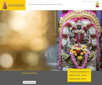 SVKT.org.sg(Sri Vairavimada Kaliamman Temple) Screenshot