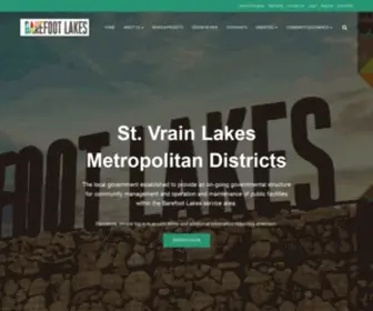 SVLMD-Barefootlakes.com(Saint Vrain Lakes Metropolitan District) Screenshot