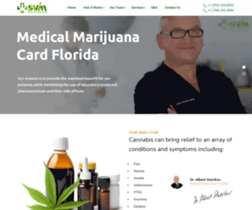 SVM-MMJ.com(Medical Marijuana Card) Screenshot