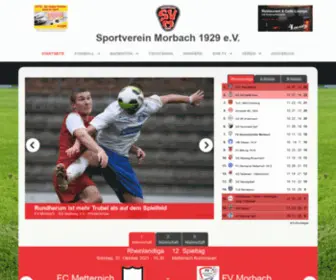 Svmorbach.de(Sportverein Morbach 1929 e.V) Screenshot