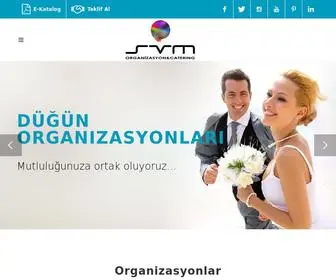 Svmorganizasyon.com.tr(SVM Organizasyon & Catering) Screenshot