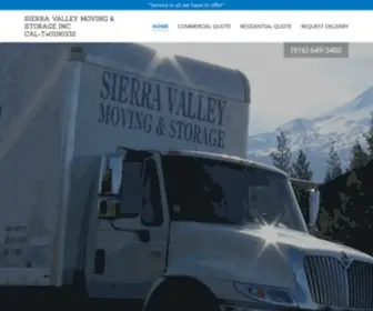 Svmoving.com(Sierra Valley Moving Storage Inc) Screenshot