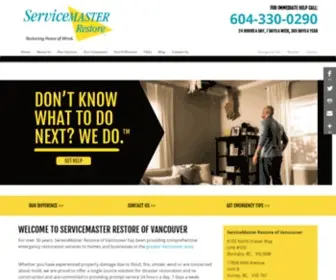 SVmvancouver.ca(Restoration Company in Vancouver Burnaby Surrey) Screenshot