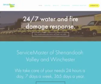 SVmwinchester.com(Disaster Restoration Company in Winchester) Screenshot