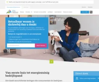 SVN.nl(Stimuleringsfonds Volkshuisvesting) Screenshot