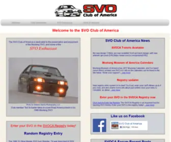 Svoca.com(SVO Club of America Website) Screenshot