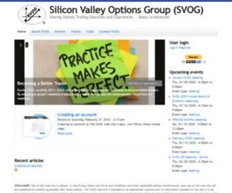 Svog.org(Silicon Valley Options Group (SVOG)) Screenshot