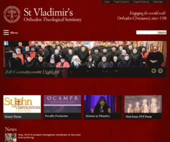 Svots.edu(St Vladimir's Orthodox Theological Seminary) Screenshot